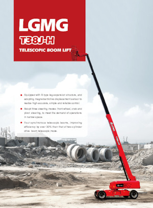 Teleskopska podizna platforma na gusjenicama LGMG  T38J-H