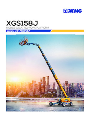 Teleskopska podizna platforma na gusjenicama XCMG XGS158J 