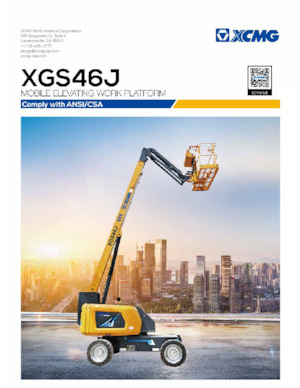 Teleskopska podizna platforma na gusjenicama XCMG XGS46J