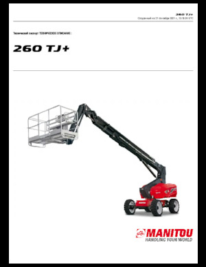 Teleskopska podizna platforma na gusjenicama Manitou 260 TJ+ ST3A