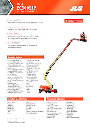 Teleskopska podizna platforma na gusjenicama JLG EC600SJ