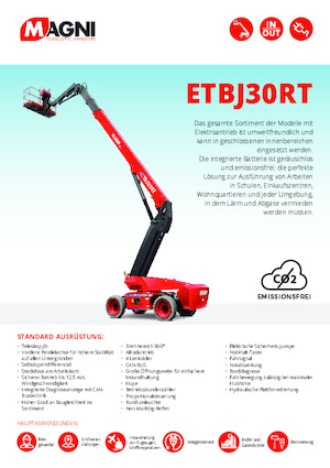 Teleskopska podizna platforma na gusjenicama MAGNI ETBJ30RT