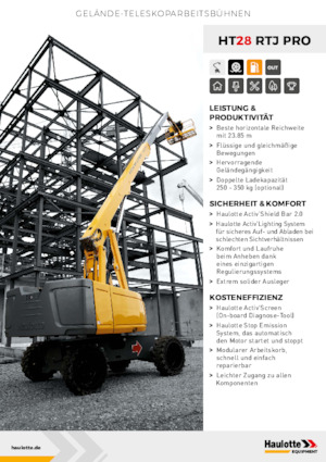 Teleskopska podizna platforma na gusjenicama Haulotte HT28 RTJ PRO