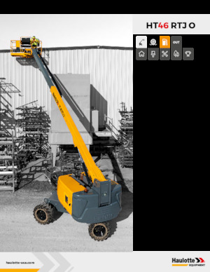 Teleskopska podizna platforma na gusjenicama Haulotte HT46 RTJ O