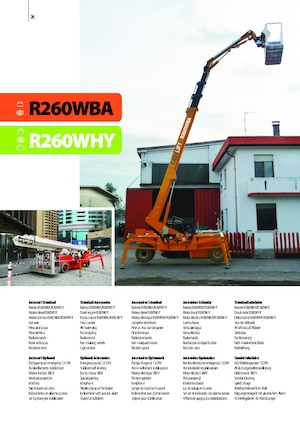 Teleskopska podizna platforma na gusjenicama Easy Lift R260WHY 