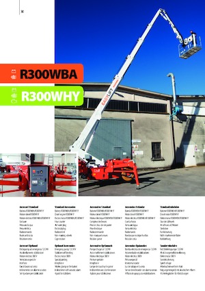 Teleskopska podizna platforma na gusjenicama Easy Lift R300WBA 