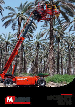 Teleskopska podizna platforma na gusjenicama MAGNI Ricklift 15