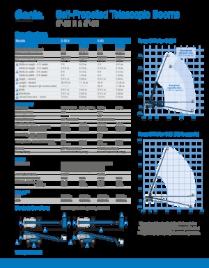 Teleskopska podizna platforma na gusjenicama Genie S-85