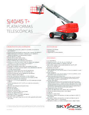 Teleskopska podizna platforma na gusjenicama Skyjack SJ 45 T+