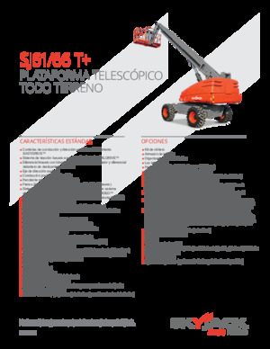 Teleskopska podizna platforma na gusjenicama Skyjack SJ 66 T+