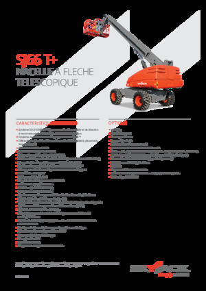 Teleskopska podizna platforma na gusjenicama Skyjack SJ 66 T+