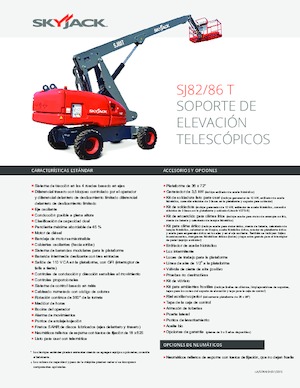 Teleskopska podizna platforma na gusjenicama Skyjack SJ 82 T