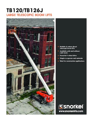 Teleskopska podizna platforma na gusjenicama Snorkel TB126J