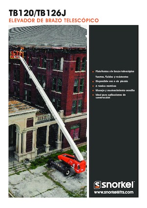Teleskopska podizna platforma na gusjenicama Snorkel TB126J