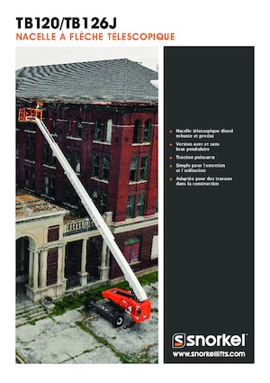 Teleskopska podizna platforma na gusjenicama Snorkel TB126J