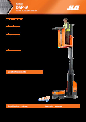 Vertikalna podizna platforma s jednim jarbolom JLG DSP-M