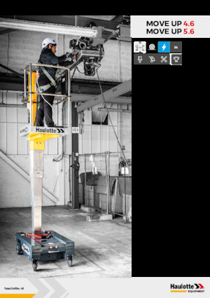 Vertikalna podizna platforma s jednim jarbolom Haulotte Move Up 5.6 