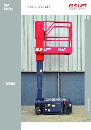 Vertikalna podizna platforma s jednim jarbolom ELS Lift VM6