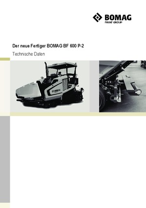 Asfaltni finišeri na kotačima Bomag BF 600 P-2 S 500