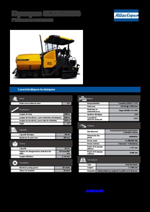 Asfaltni finišeri na kotačima Dynapac SD 2500 WS