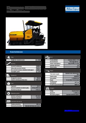 Asfaltni finišeri na kotačima Dynapac SD 2500 WS