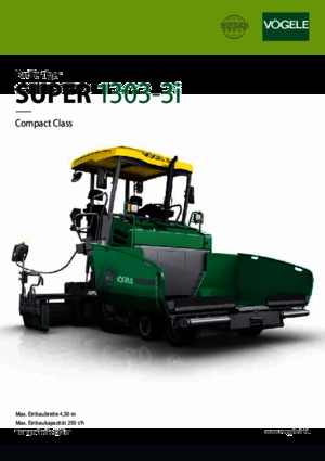 Asfaltni finišeri na kotačima Vögele Super 1303-3i