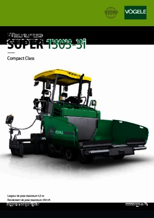 Asfaltni finišeri na kotačima Vögele Super 1303-3i