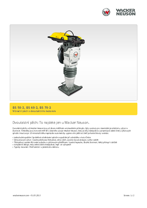 Nabijači na benzin i dizel Wacker BS 60-2, 11