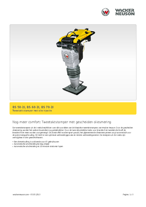 Nabijači na benzin i dizel Wacker BS 50-2i 11
