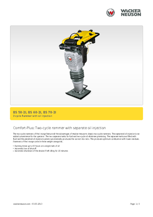 Nabijači na benzin i dizel Wacker BS 50-2i 11