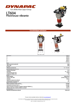 Nabijači na benzin i dizel Dynapac LT 604-9