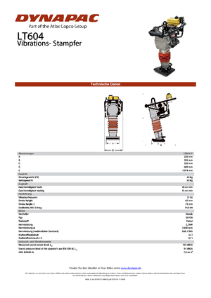 Nabijači na benzin i dizel Dynapac LT 604-9