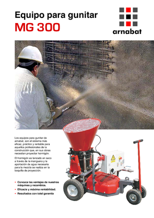 Strojevi za mlazni beton Arnabat MG 300