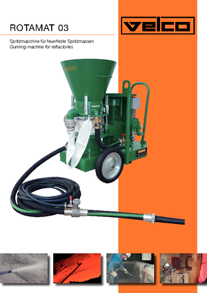Strojevi za mlazni beton VELCO Rotamat  0,4tb 32