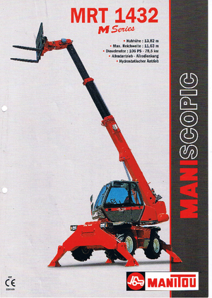 Rotirajući teleskopski utovarivači Manitou MRT 1432