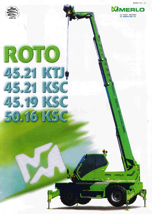 Rotirajući teleskopski utovarivači Merlo Roto 45.21 KSC