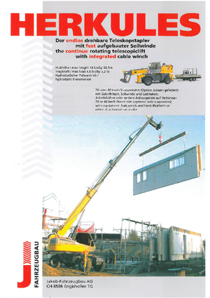 Rotirajući teleskopski utovarivači Herkules TD 45260