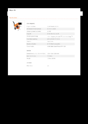 Sjekači drva Eliet Major 4S