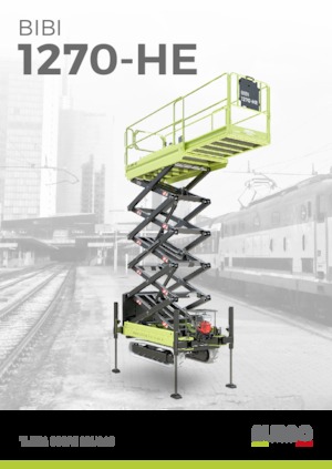 Dizalice na škare na gusjenicama Almac Bibi 1270-HE 