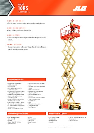 Dizalice na škare na kotačima JLG 10RS