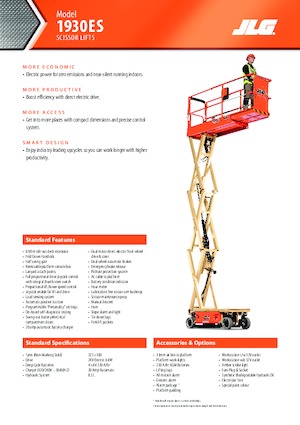 Dizalice na škare na kotačima JLG 1930ES