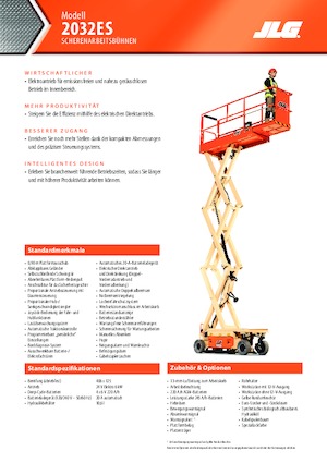 Dizalice na škare na kotačima JLG 2032ES