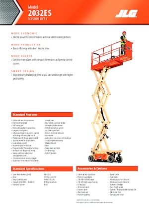 Dizalice na škare na kotačima JLG 2032ES