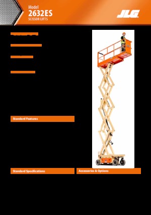 Dizalice na škare na kotačima JLG 2632ES