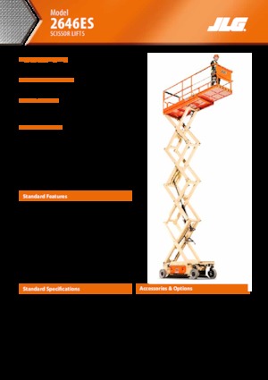 Dizalice na škare na kotačima JLG 2646ES