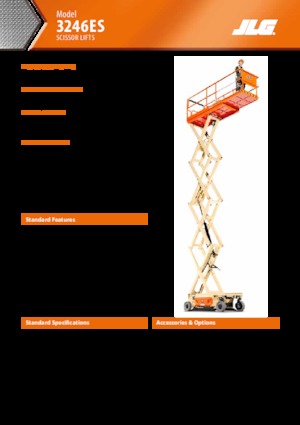 Dizalice na škare na kotačima JLG 3246ES