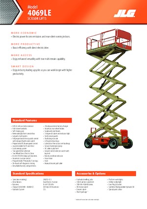 Dizalice na škare na kotačima JLG 4069LE