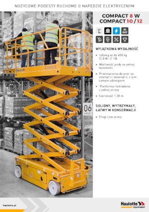 Dizalice na škare na kotačima Haulotte Compact 10