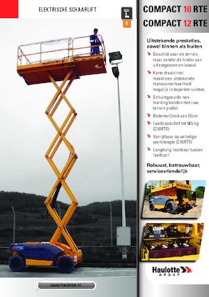 Dizalice na škare na kotačima Haulotte Compact 10 RTE