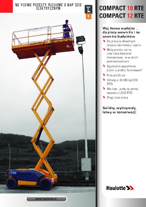 Dizalice na škare na kotačima Haulotte Compact 10 RTE